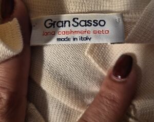Gran Sasso Ivory Knit Sweater
